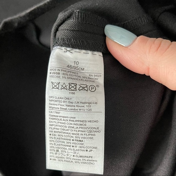 Cap sleeve black dress - Picture 7 of 7